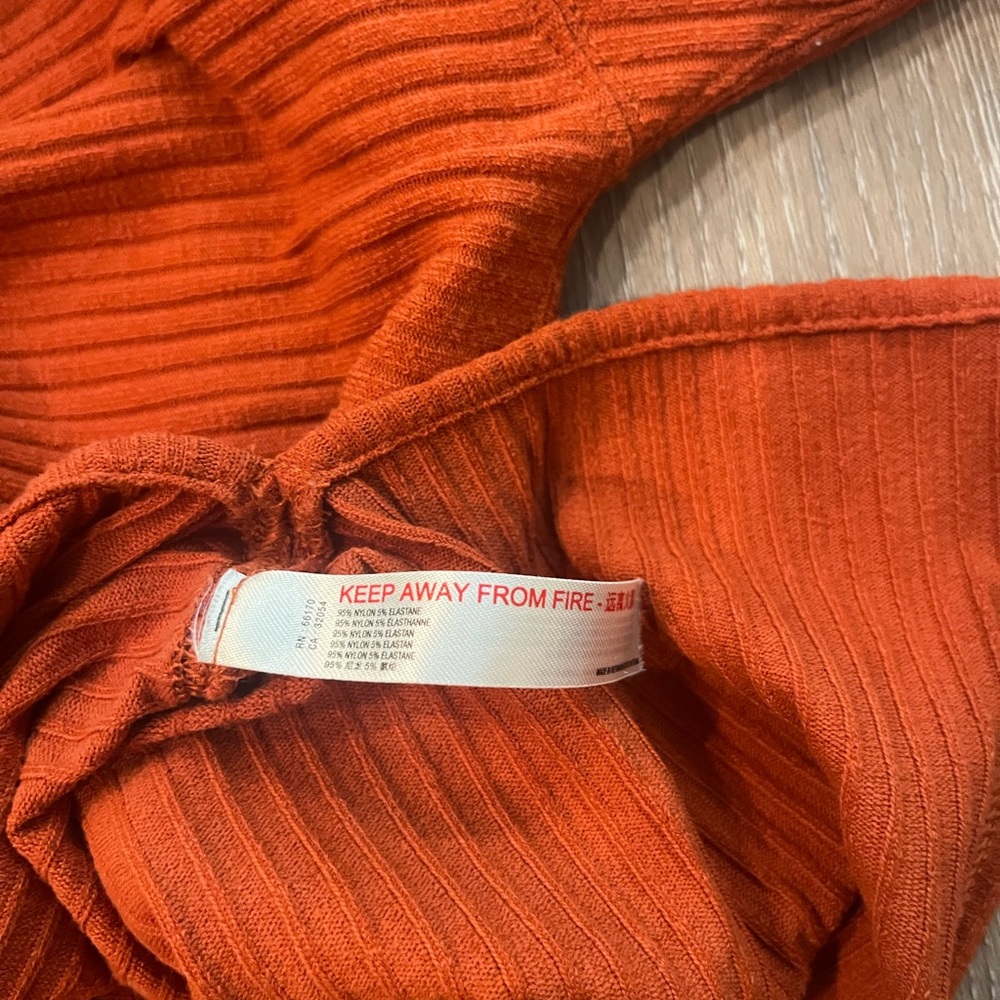 Free People Movement Turtleneck Orange - Picture 6 of 6